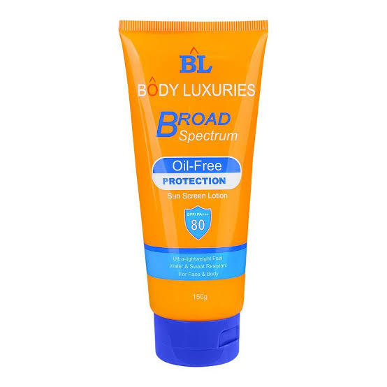 Body Luxuries Broad Spectrum Sun Screen Lotion Spf-80, 150g