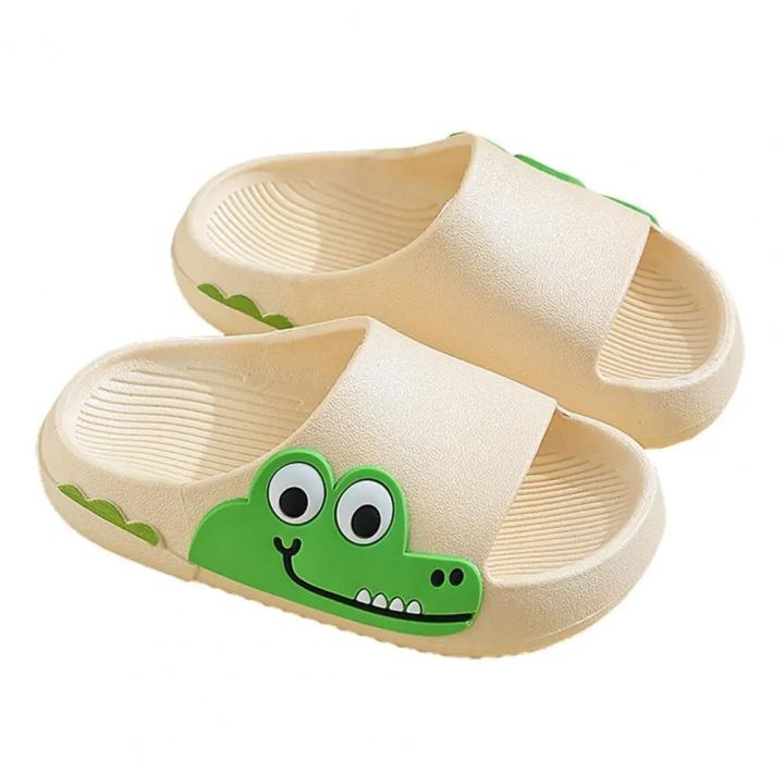 Baby Sandals Eye-catching Excellent Tear-resistant Dinosaur Style Children Cartoon Slippers Casual Shoes