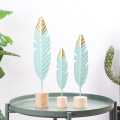 1 Piece Home Decoration Piece Leaf Style Side Table Decoration for Home. 