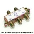 4-Way Digital Aerial Cable TV Splitter Media Type Broadband 5-890Mhz. 