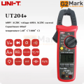 UNI-T UT204+ Digital Clamp Meter Temperature AC DC Current Voltage Resistance Tester multimeter. 