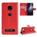 For Motorola Moto Z4 Vintage Leather Magnetic Buckle Flip Cover Case. 