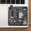 OS  Reference Keyboard Computer Shortcut Sticker Adhesive Removable Stickers For Quick Reference Keyboard Guide Black Tetuo. 