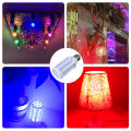 E27 5W/10W/15W 110V 220V 7 Colors LED Bulb Pink Red Blue Room Decoration Light Corn Bulb Celebrity Live Stream No Flicker Lamp Green Purple Ice Blue Golden Photography Bulb Background Light. 