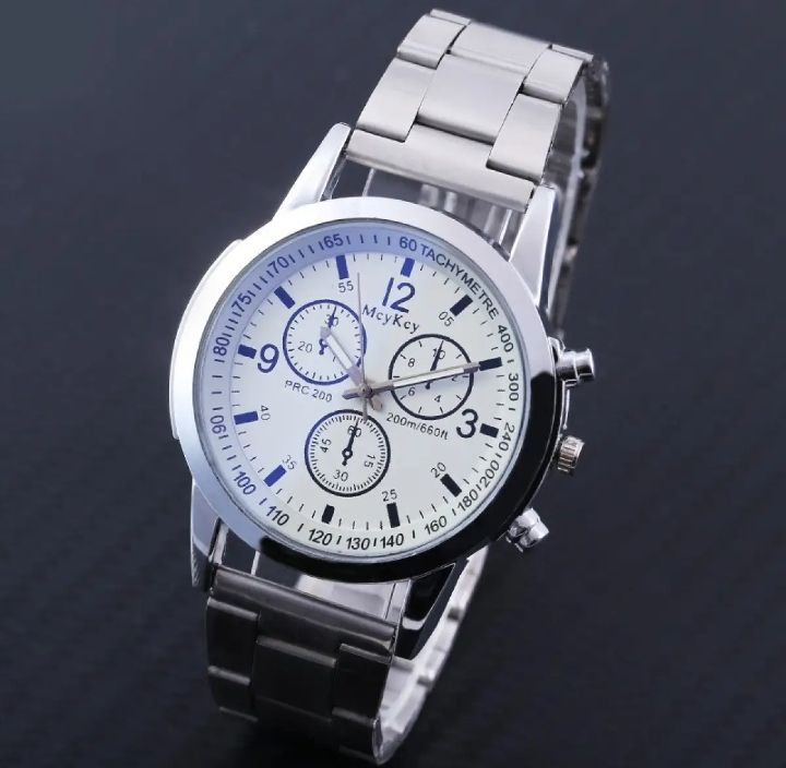Classic Watch for Men / Boys - Stylish Stainless Steel Analog Mens Watches