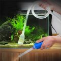Aquarium Cleaner Vacuum Handheld Siphon Pump with Filter Nozzle Fish Tank Water Air Pump Cleaning Accessories. 
