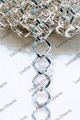 Stylish Chain Metal Square - 3 Yards Elegant Link Chains for Crafting – Silver and Gun Black Elegant Chain Links for DIY Jewelry, and Accessories Purse Clutches Cross Body Bags Chain. 