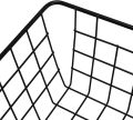 Multifunctional Organizer Wire Basket for Home and Office Use Large Size Black & White Colors (12 inch in length 8.6 inch width 1pc). 