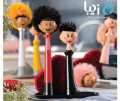 Ziba Lovely  multipurpose  3 Piece kitchen brush set. 