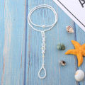 Pearl Barefoot Sandal Anklet Foot Chain Toe Ring Beach Ankle Bracelet for Women. 