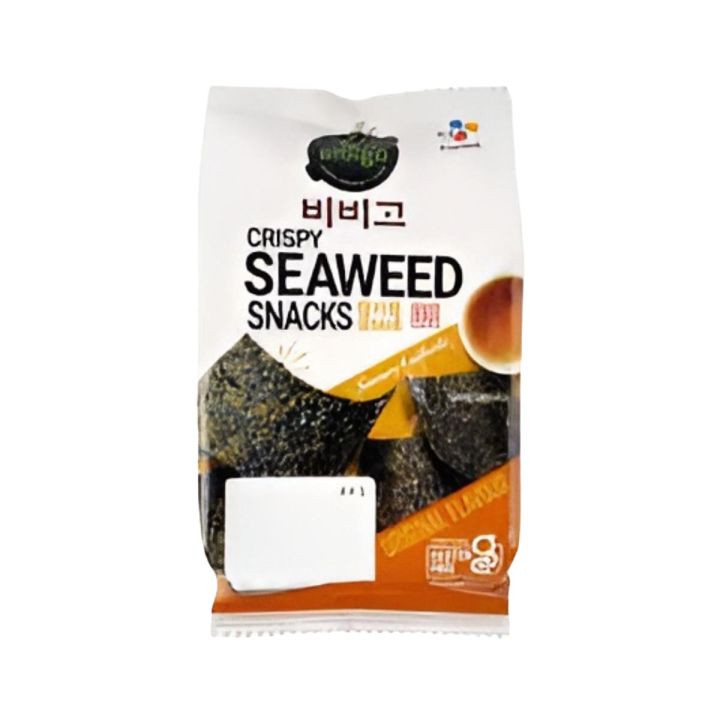 Bibigo Crispy Seaweed snacks | Original flavor | Sesame | Gluten Free | Korean snack 5g each