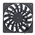 2X Mute 120mm 12cm PWM Cooling Fan Slim 12mm,New 120X120X12mm DC 12V 0.25A 1400RPM Computer PC Case Chassis Cooler Quiet. 