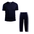 Men’s Classic V-Neck Suit (Short Sleeves). 