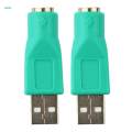 2x2x /2 Female to USB 2.0 Male Port Adapter Converter for PS2 Keyboard Mouse. 