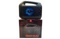 Portable Wireless Bluetooth Speaker With Flash Light  Solar speaker with LED lights and built-in lantern BT, USB, TF card, TWS, FM Radio, Support MP3 KTS-1261. 