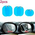 Car Rearview Mirror Protective Film, 2 Pack Waterproof Rainproof Rear View Mirror Film - Suitable for All Automobile & Vehicle Models. 