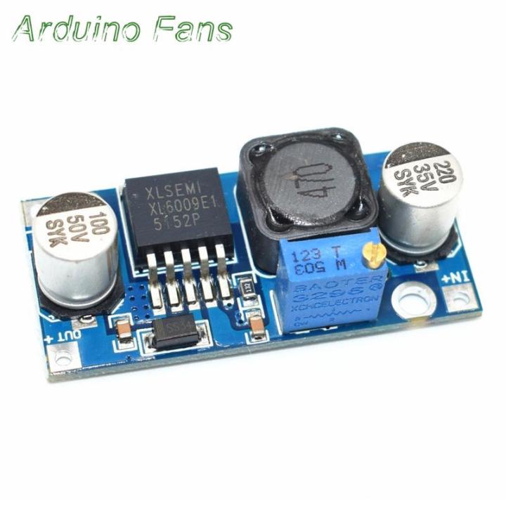 XL6009 DC-DC Booster Module 1.25V - 35V Adjustable Step Up Power Supply Boost Converter Module By Arduino Fans
