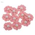 20pcs Pearl Flower Button Beads Floral Embellishment for Scrapbooking. 