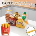 Airtight Crisp Clips Snack Bag Sealers Keep Food with 12 Pcs/box Sealing Clips Fridge Magnet Bag Clips for French Fries More Food Storage Sealing Clips. 