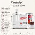 Cambridge Juicer Blender with 1 Litre Sparkling Glass Jug Blender, Grinder, Juicer 300W - JB402. 
