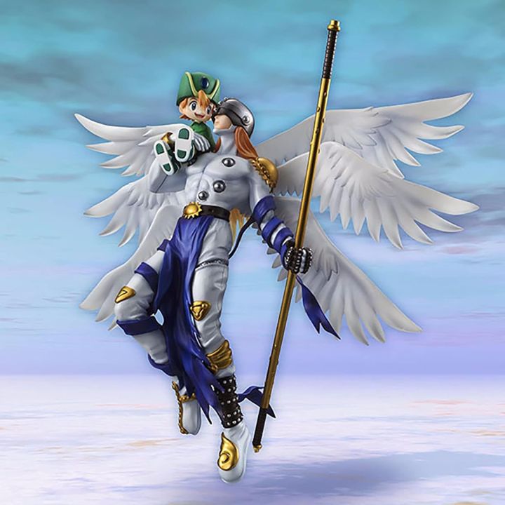 Angemon Digimon Adventure Takaishi Takeru Yagami Hikari Action Figure Statue PVC Collectible Model Toy – 25cm