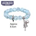 Green forest Energy Bead Bracelet High Elasticity Ice Crack Korean Style Bracelet. 