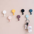 Pack of 10 - Adhesive Suction Cup Hooks, stick hook Heavy Duty Sticky Wall & Ceiling & Door Nail Free Clear Hook for Bathroom and Kitchen No Scratch Waterproof and Oilproof Sticker. 