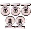 5pcs 3cm Magnetic Clip Refrigerator Wall Memo Holder Silver. 