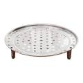 Steamer Stand Steamer Pot Stainless Steel Steamers Stand and Steamer Rack High Quality 8" 10" 12" inch Stainless Steel Steamer Rack Rack Insert Stock Pot Steaming Tray Kitchen Home for Steam chicken Roast Steamer machine. 