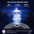 Galaxy Projector Lamp with 12 Different Galaxies and Nebulae 360° Rotation with Realistic Planetarium Night Light for Kids - Birthday Party - Couple. 