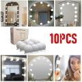 M.sale Hollywood Style LED Vanity Mirror Lights Kit With 10 Dimmable Light Bulbs. 