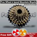 Free Wheel 6 Speed Mountain Bicycle. 