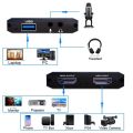 4K 1080P HDMI Video Capture Card USB 2.0 Recorder Box Device for Live Streaming Video Recording. 