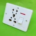 UNIVERSAL 3 Pin Power Plug Socket Wall Socket Plate - 500 Volts / 40 Amp High Quality Specially for AC, Water Pump. 