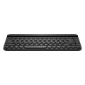 A4Tech FBK30 - Bluetooth & 2.4G Wireless Keyboard - Multi Device - QuietKey Technology - Silent Keyboard - Pairs upto 4 Devices - Smartphone Cradle - Portable Mini Keyboard - For PC/Laptop/Smartphone/Tablet/Smart TV. 