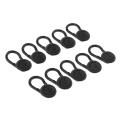 10Pcs Collar/Neck Extenders Wonder Button Shirts Expansion Unisex Black. 