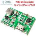 TP4056 Lithium Ion Battery Charger With DC To DC Step Up Boost Converter Module Ardiuno. 