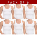 Pack Of 06 Men's Inner Vest Banyan Sleeve less. 