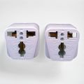 2 pcs Mobile Multi Shoe Three to Two Pin Shoe Converter Adapter for versatile charging 2 pcs mobil Multi Shoe Three to Two Pin Shoe Converter Adapter 220 Volts 10A. 