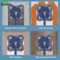 Twist n Squeeze Triangle Shape Extendable Microfiber Mop For Floor | Adjustable Triangular Cleaning Mop Twisting 360° Rotating. 