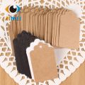100Pcs 3X5Cm Wave Head Blank Kraft Paper Hang Tags For Bake Blank Wishes Cards For Handmade Paper Swing Labels Gift Price Listst. 