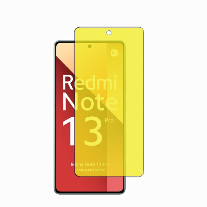 Xiaomi Redmi Note 13 Pro Front Jelly Protector Soft Film Protection Hydrogel TPU Film Screen Protector For redmi note13 pro - Transparent