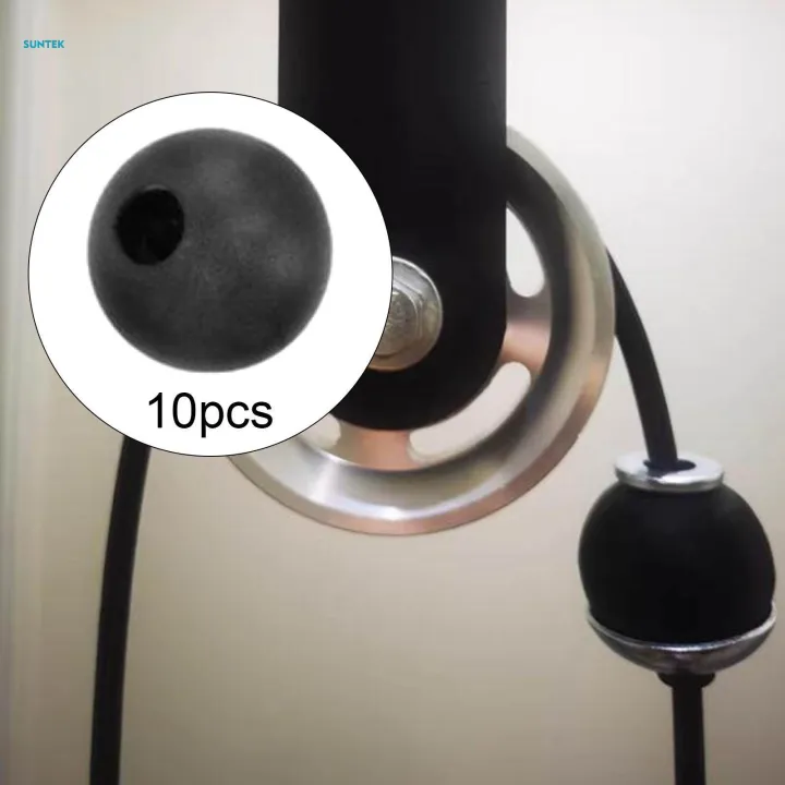 10x%20Fitness%20Pulley%20Cable%20Ball%20Stoppers%20Exercise%20Components%20Repair%20Stop%20Balls%2040mm%20-%20Image%202