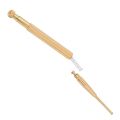 Facial Reflexology Massage Tool Retractable Acupuncture Pen Double Headed Spring Ear Care Tool Point Probe Pen Massager for Face. 