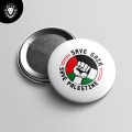 Stand With Palestine Design Round badge  2.25 Inch. 