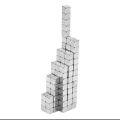 Magnetic Cube 216pcs 5mm Magnets Balls, Magnetic Sculpture Holders Square Cube Balls, Stress Relief Magic Cubes,  Puzzle Educational Toys. 