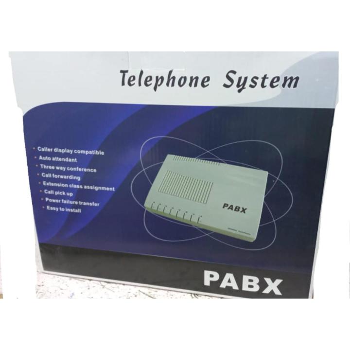PABX TELEPHONE EXCHANGE 2 Plus 8 Extension  TELEPHONE INTERCOM Telephone System mini PBX System  home and office  CO lines  extensions Telephone  Extension  Note random solar will be deliver