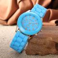 Geneva Silicone Watches Fashion Beautiful Colorful Jelly Student Clock Casual Luxury Woman Watch Zegarek Damski Reloj Mujer часы. 