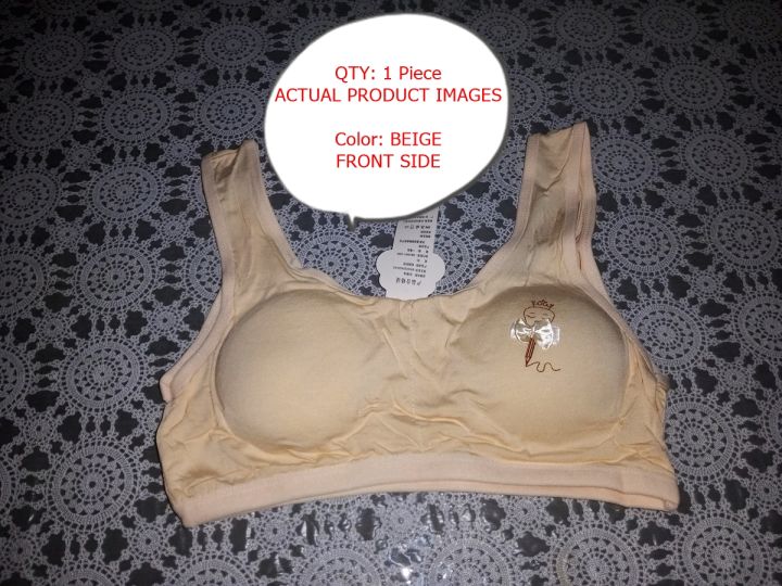1 Pc - Girls Padded Bra (Padded Bra with Removable Pads for Teenage) Girls Bra