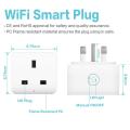 WiFi Smart Plug, JOMARTO Smart Socket Compatible with Google Home and IFTTT, Mini Smart Plug Outlet Remote Controlled with Timer Function by iOS/Android Device, No Hub Required 2 Pack. 